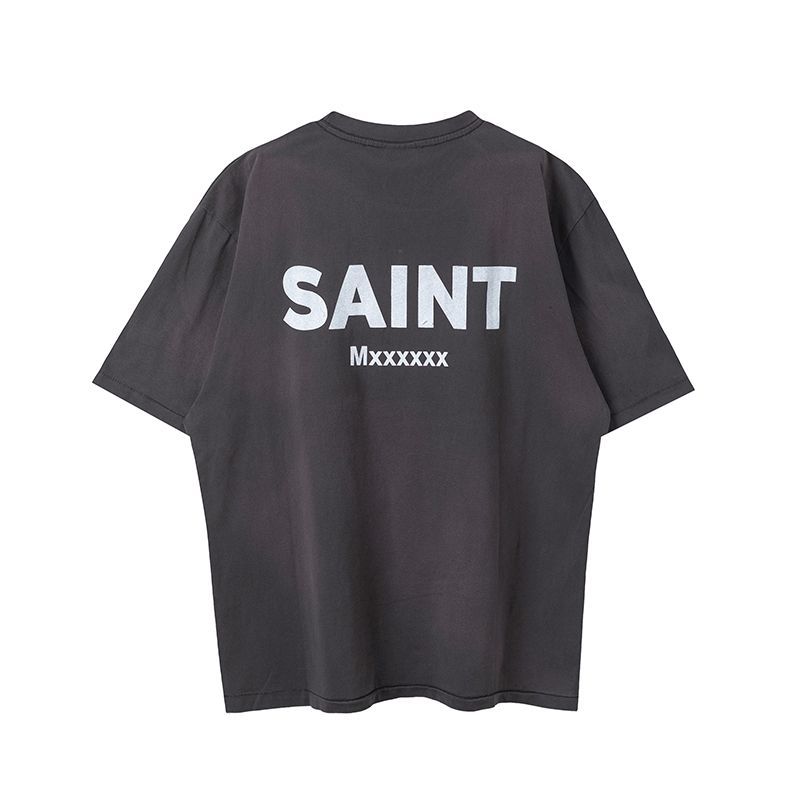 美品 Saint Michael 2024SS NEONアニメ画像 Tシャツ