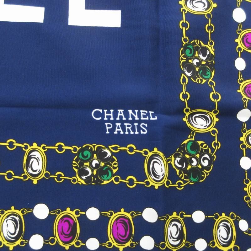 CHANEL 大判 スカーフ グリポア ジュエリー柄 楽天市場】極美品 CHANEL シャネル シルクスカーフ 大判