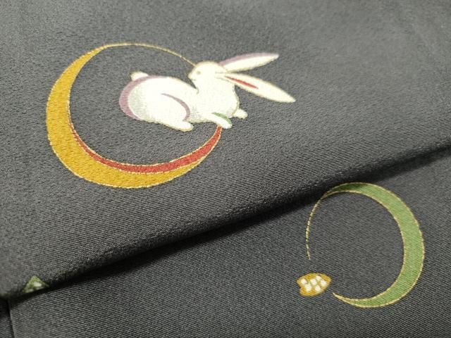 平和屋着物○上質な小紋 跳び兎 やまと誂製 正絹 逸品 DAAN1014az