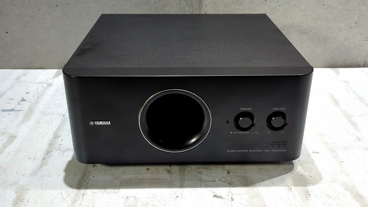 ☆状態良好美品☆ YAMAHA ヤマハ サブウーファーシステム YST-FSW050(B) ブラック - メルカリ