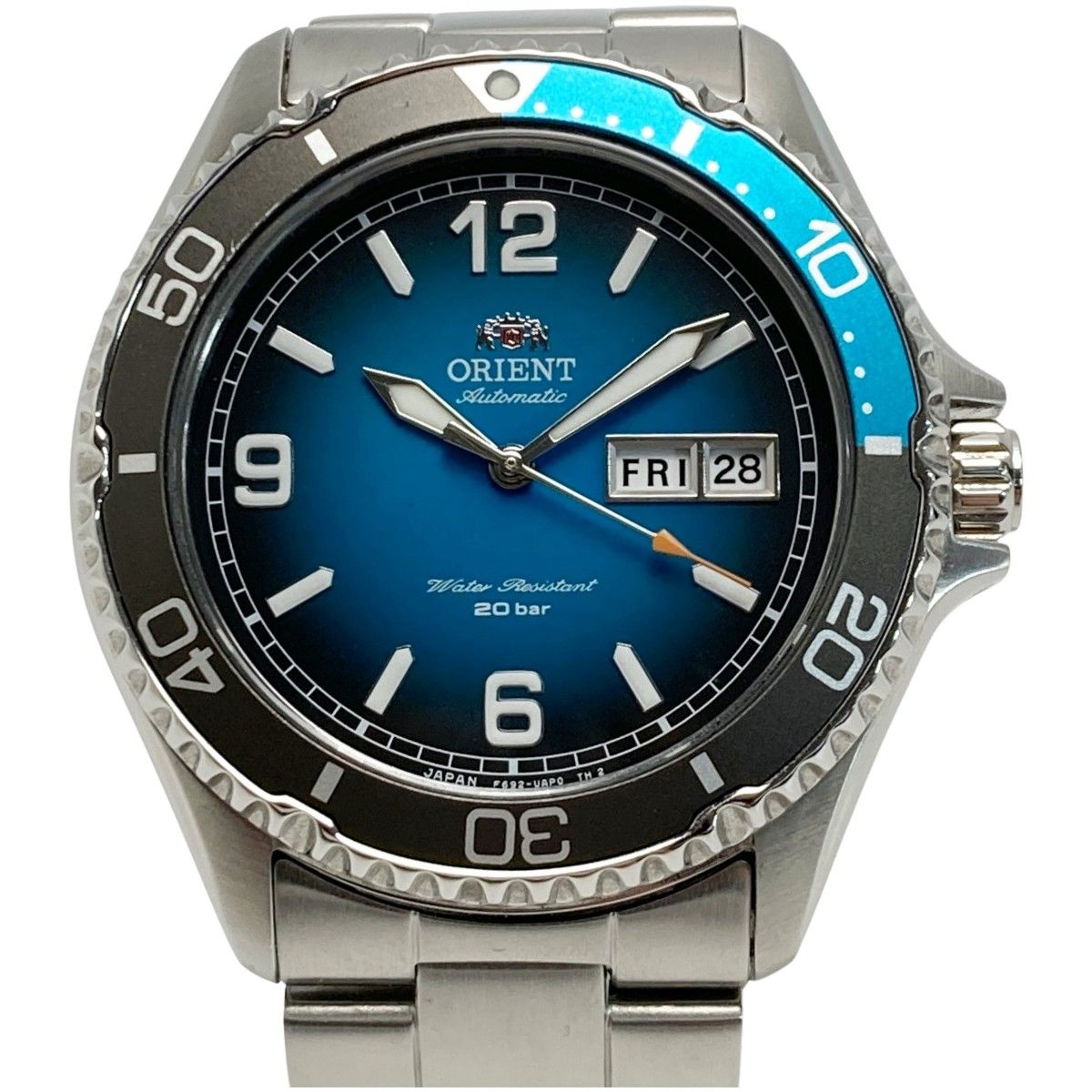 ORIENT オリエント ダイバーズウォッチ デイデイト F692-UAV0 ブルー