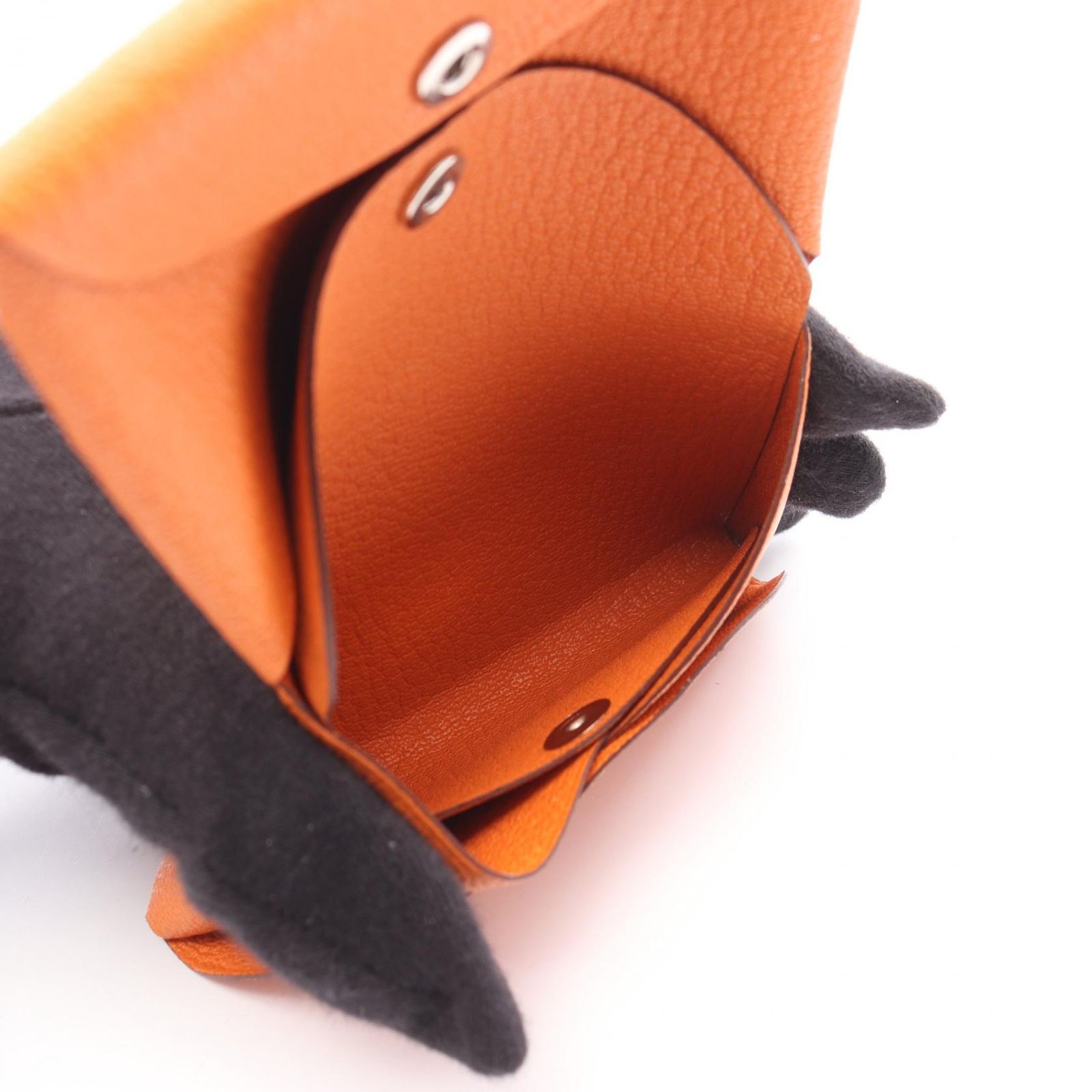 エルメス HERMES コインケース カルヴィデュオ オレンジ その他