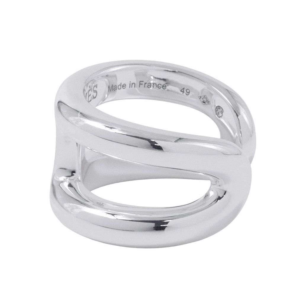 エルメス リング オスモズPM Osmose SV925シルバー リングサイズ49  