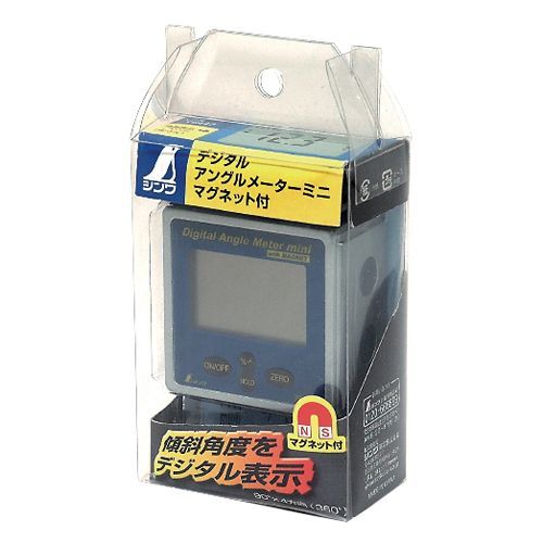 BFJ1028883 デジタルアングルメーターミニ シンワ 76447 MG どんな角度でも基準点 00.0度 に設定出来 基準点からの測定に便利です 機械 設備等の設置作業用 BFJ1028883