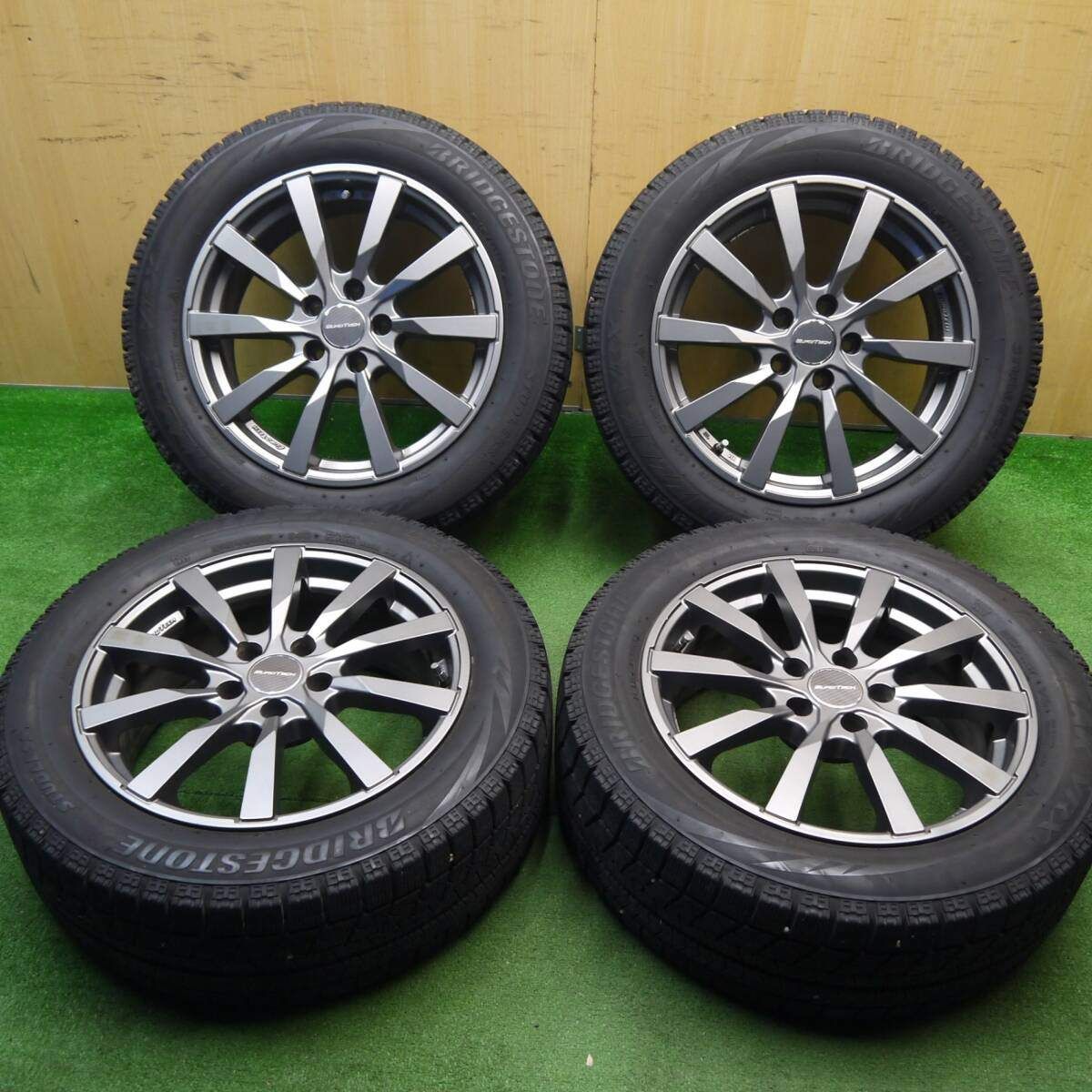 ブリヂストン スタッドレス 17インチ euro tech キレイ☆ワーゲン 等 EUROTECH 215/55R17 スタッドレス