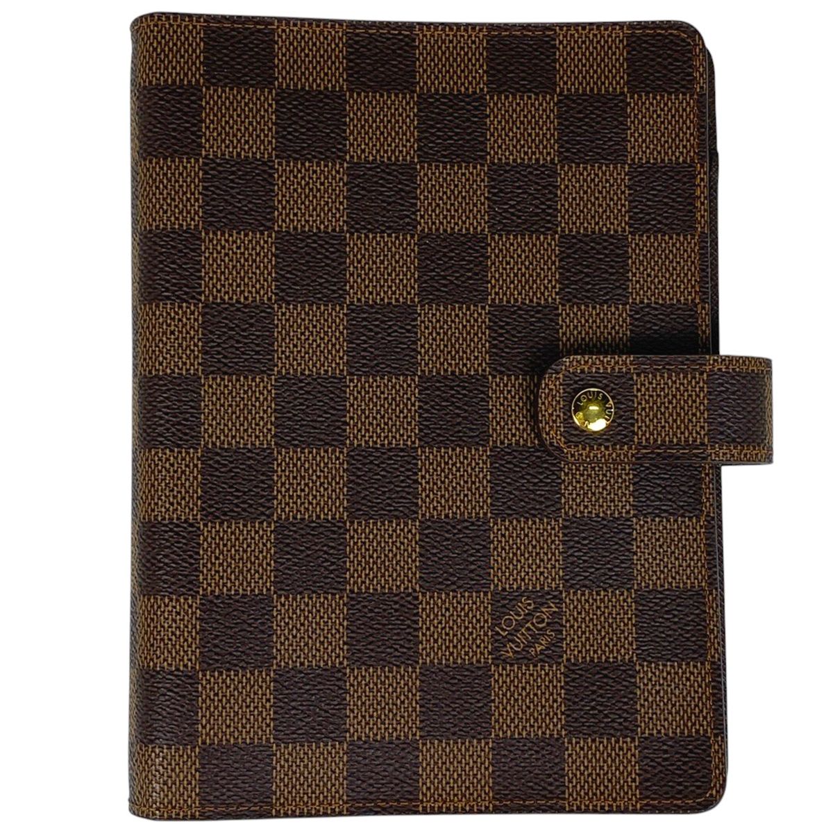 ルイ ヴィトン Louis Vuitton アジェンダ MM 手帳カバー システム手帳 ビジネス 手帳 ブックカバー ダミエ ブラウン R20250 レディース