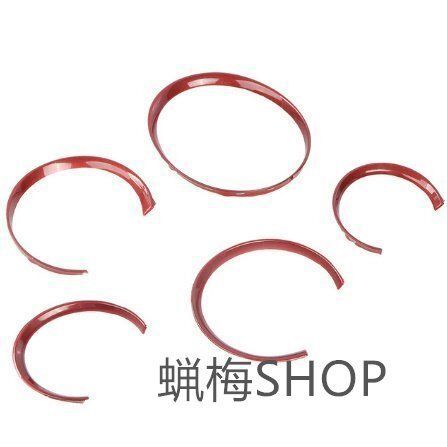 ポルシェ スピード メーターリング カバー トリム 911 987 981 970 カイエン ボクスター マカン ケイマン パナメーラ 3連 3pcs 赤 レッド ポルシェ スピード メーターリング カバー トリム 911 987 981 970