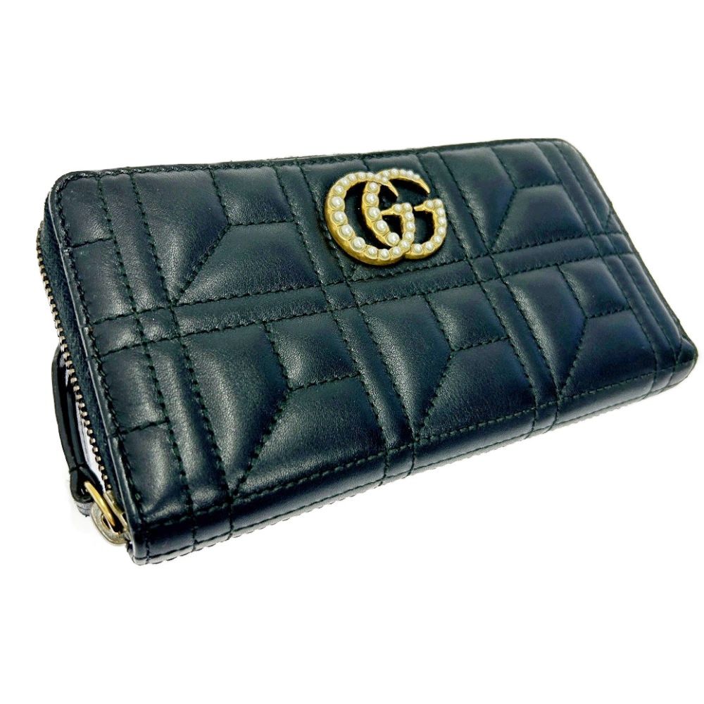 中古】GUCCI グッチ 443123・0959 レザー GGマーモント