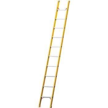 電気工事 電設作業用 一連はしご FRP RSG-201
