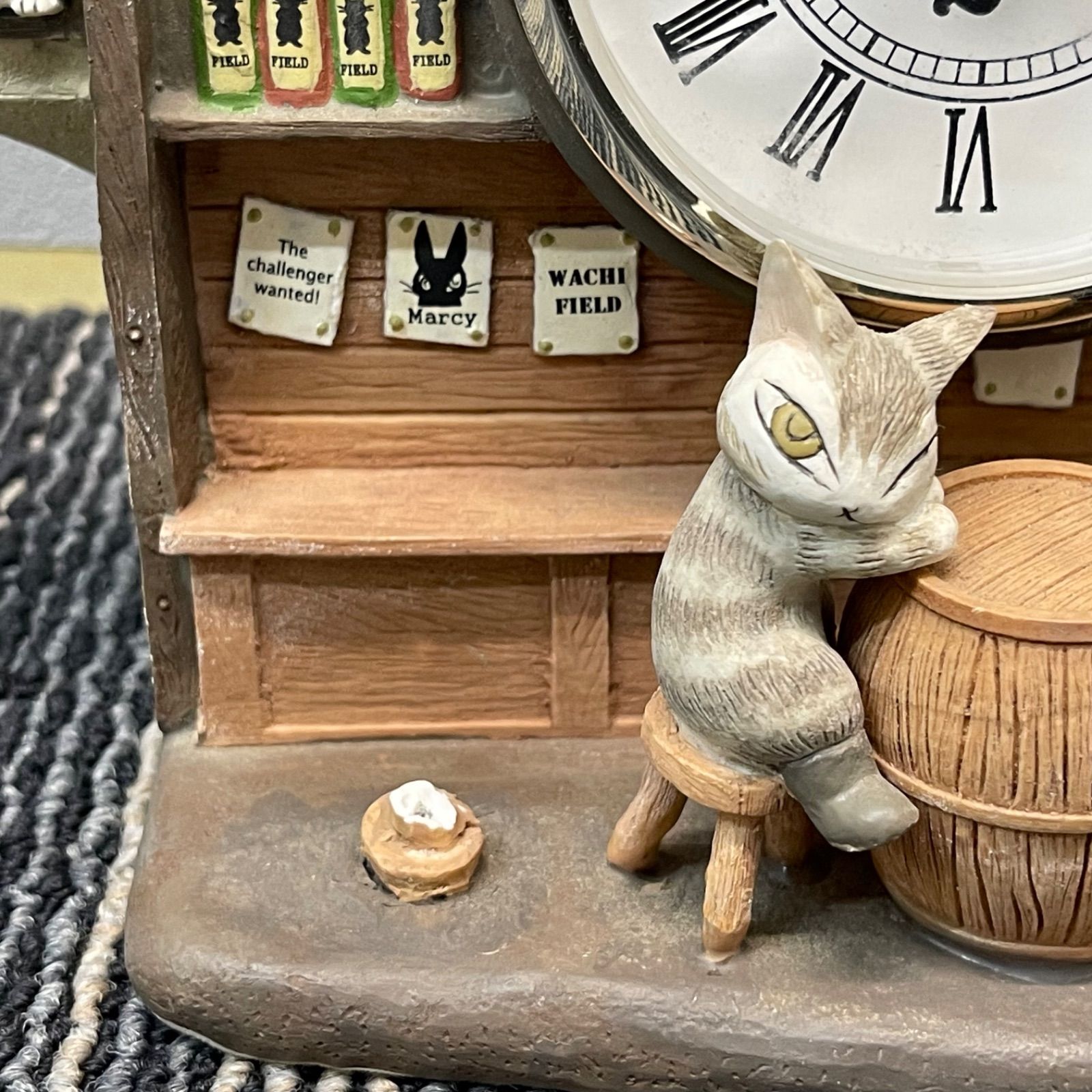 【新品未使用】わちふぃーるど　ハビーの酒場　置き掛け時計　激レア 未使用保管品 希少品 わちふぃーるど ネコのダヤン ハビーの酒場 置き