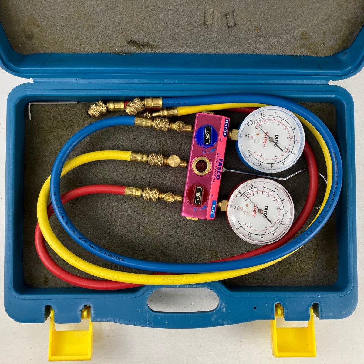 TASCO イチネンタスコ R410A R32ゲージマニホールドキット TA122GVH-2