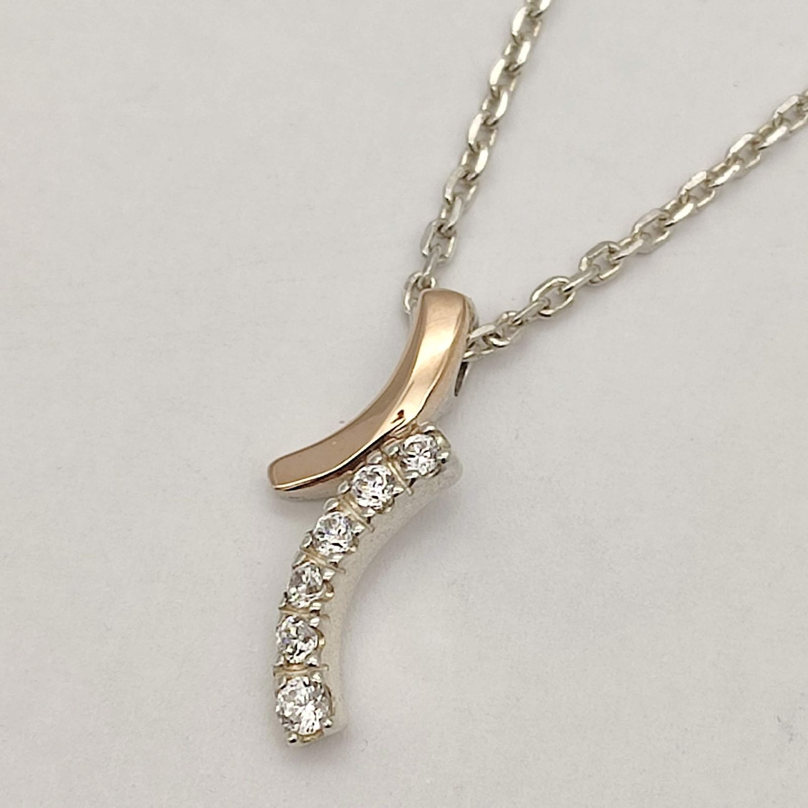 スタージュエリー　k18　シルバー925　コンビ　ネックレス　星 スタージュエリー k18 シルバー925 コンビ ネックレス 星 （楽天