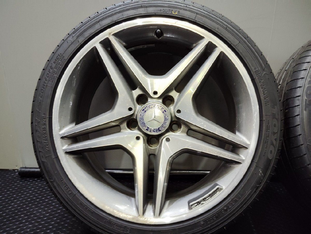 タイヤ バランス済 TY PROXES comfort MC1 225 40R18 夏タイヤ ベンツ W176 Aクラス 純正 18インチ 7.5J5HPCD112 52 VTG974 FFCRYSTALESIA_COM