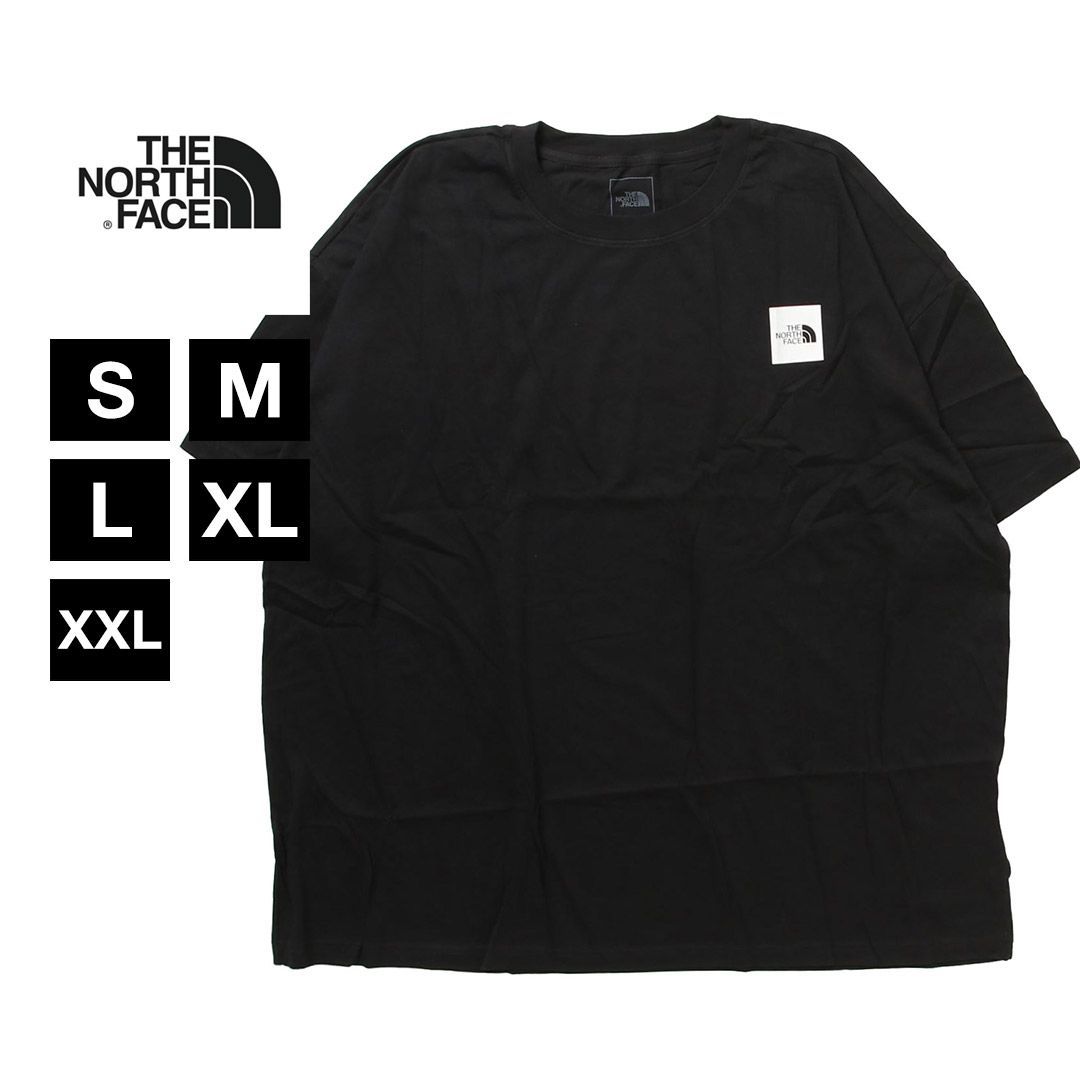 【 海外流通モデル 】 THE NORTH FACE / ザ ノースフェイス Men's S/S Box NSE Drop Shoulder Tee【213734】NF0A811X TNF Black(KY4)