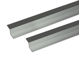 5営業日で発送 安田 アルミZ型 2m 2.0x23.5x12.5x21.0mm シルバー 2本
