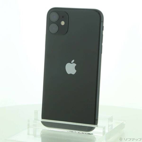 品〕 iPhone11 64GB ブラック MHDA3J／A SIMフリー【258】 【公式通販】