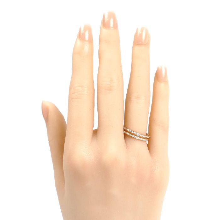 HERMES エルメス K18PG ピンクゴールド アリアンヌ PM リング 指輪 H119699B 00053 13号 53 2.4g レディース SIROKUMA-CORPORATION_COM