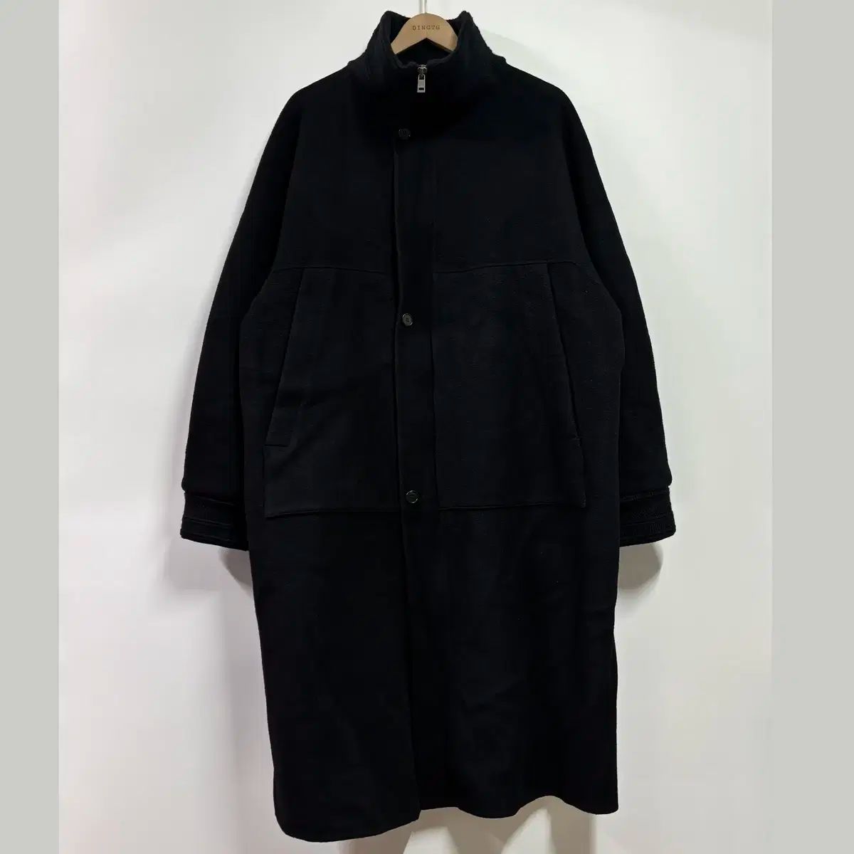 100 SYSTEM homme(システムオム) 22FW カシミア ブレンド ニット セーター ブロック コート