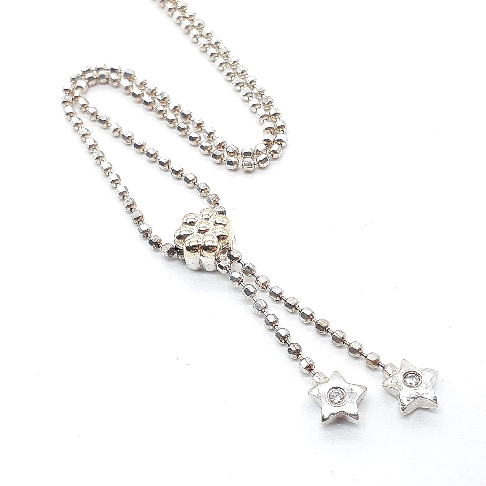 フォリフォリビンテージネックレス Folli Follie フォリフォリ ヴィンテージ SILVER 925 K18 750