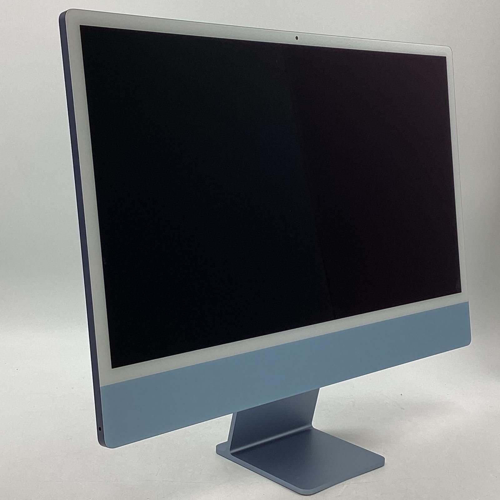 Apple iMac 2021 24インチ Apple M1 8GB SSD 512GB ブルー【難有