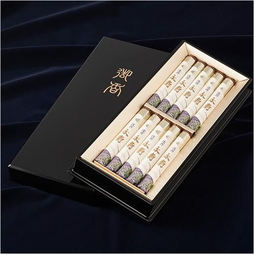 日本香堂 沈香永寿 塗箱短寸10入 27908