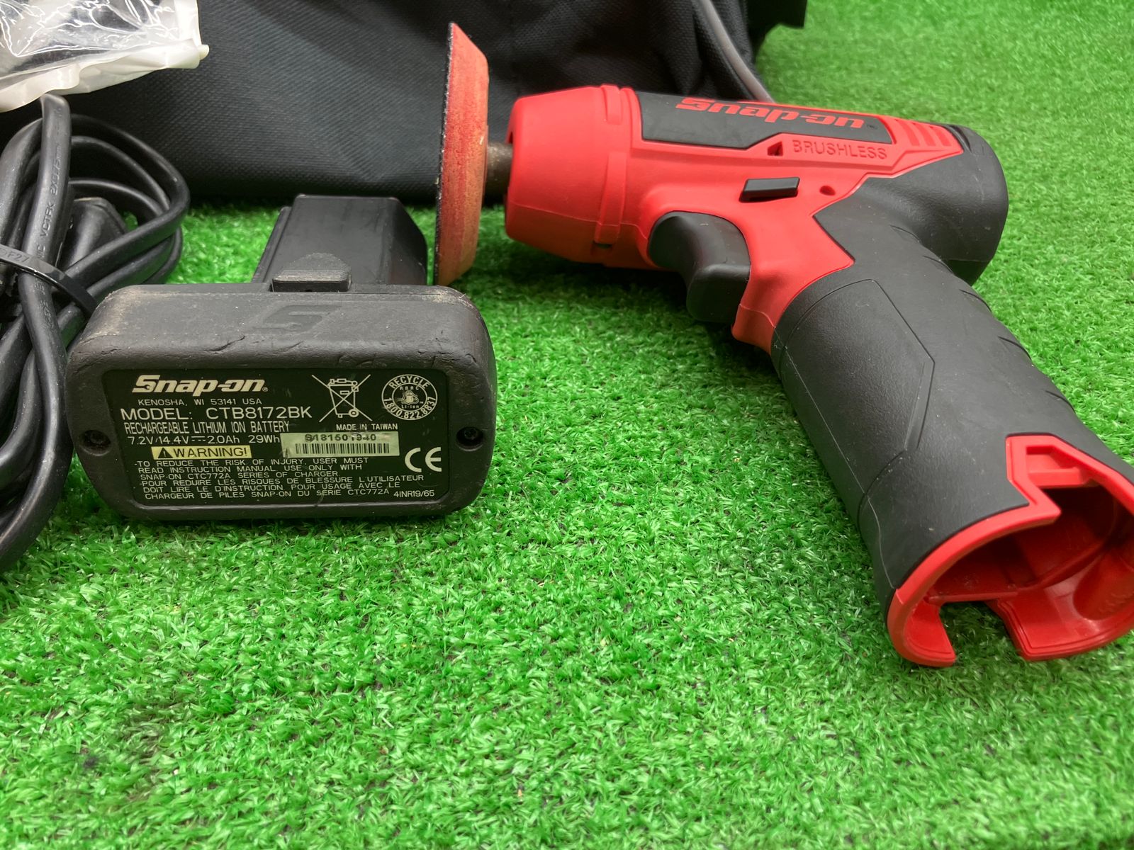 中古動品】Snap-on スナップオン 電動マイクロポリッシャー CTPP861 