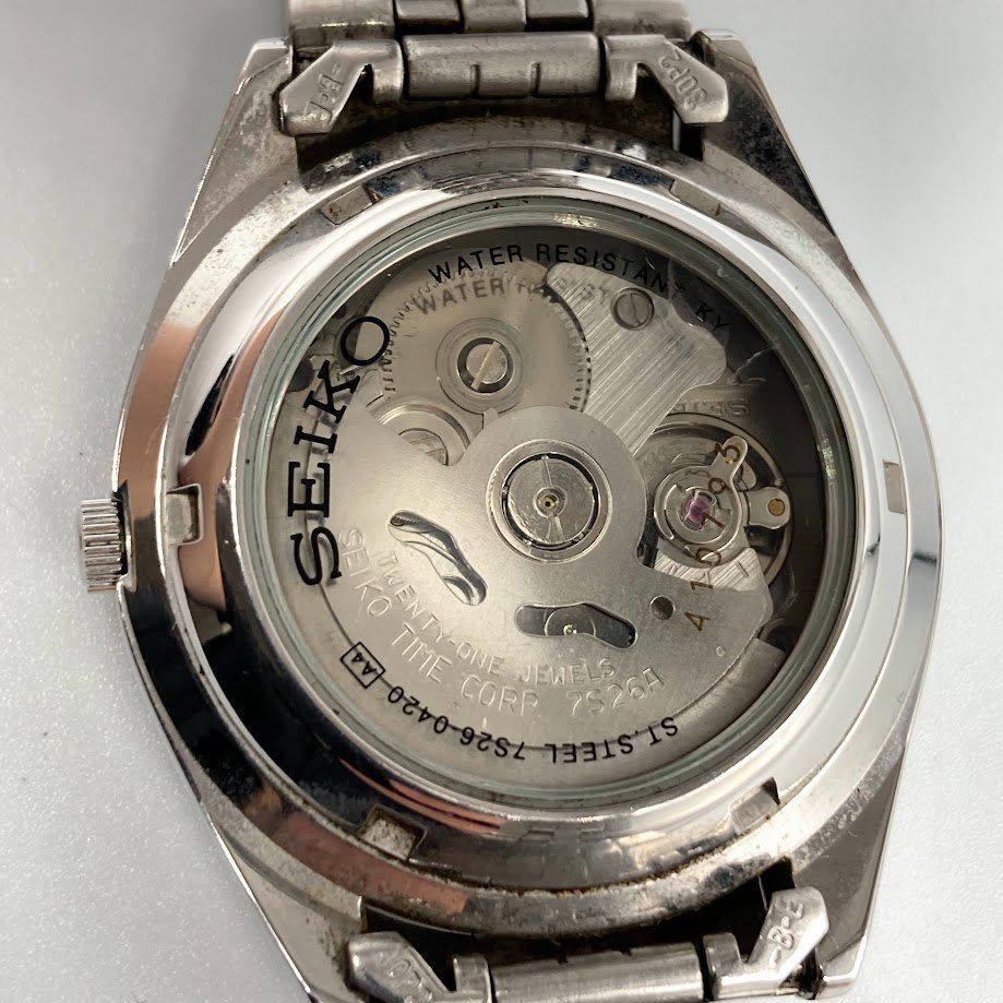 SEIKO5 7S26-0420 Seiko セイコー ファイブ Seiko5 7S26-0420 自動巻き