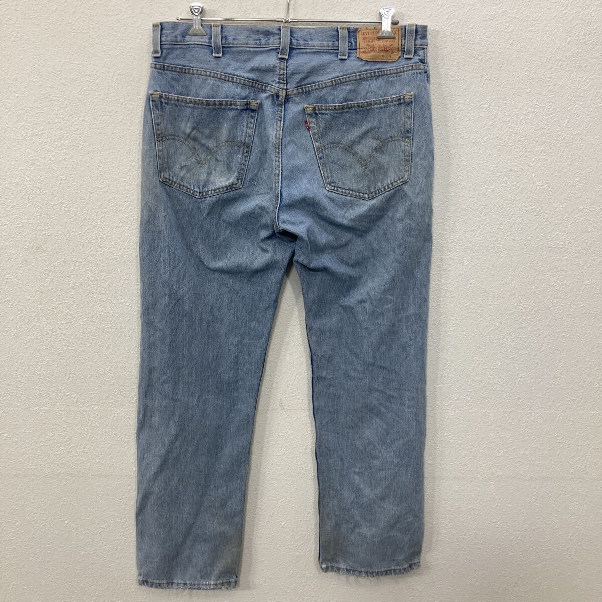 TQ94【US輸入】LEVI’S　デニムパンツ【メンズ38】ブルー　505 Levi's リーバイス 505 米国製 インディゴブルー ストレート W40