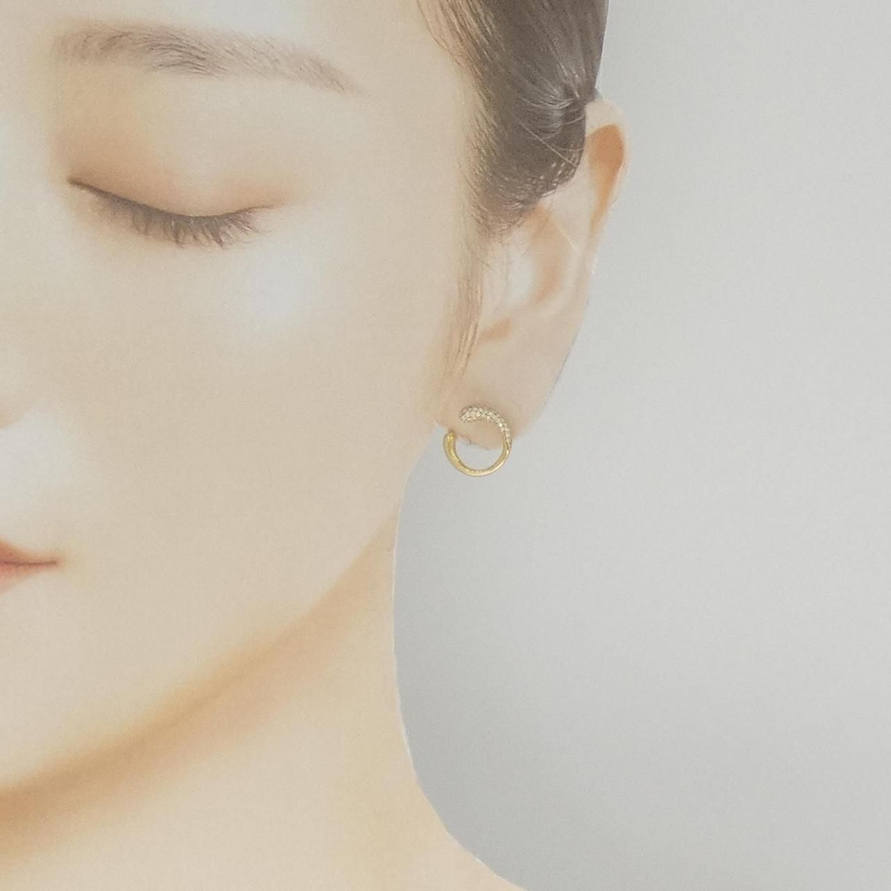   ジョージジェンセン マーシーイヤーフープ片耳 GEORG JENSEN ジョージジェンセン マーシーイヤーフープ片耳