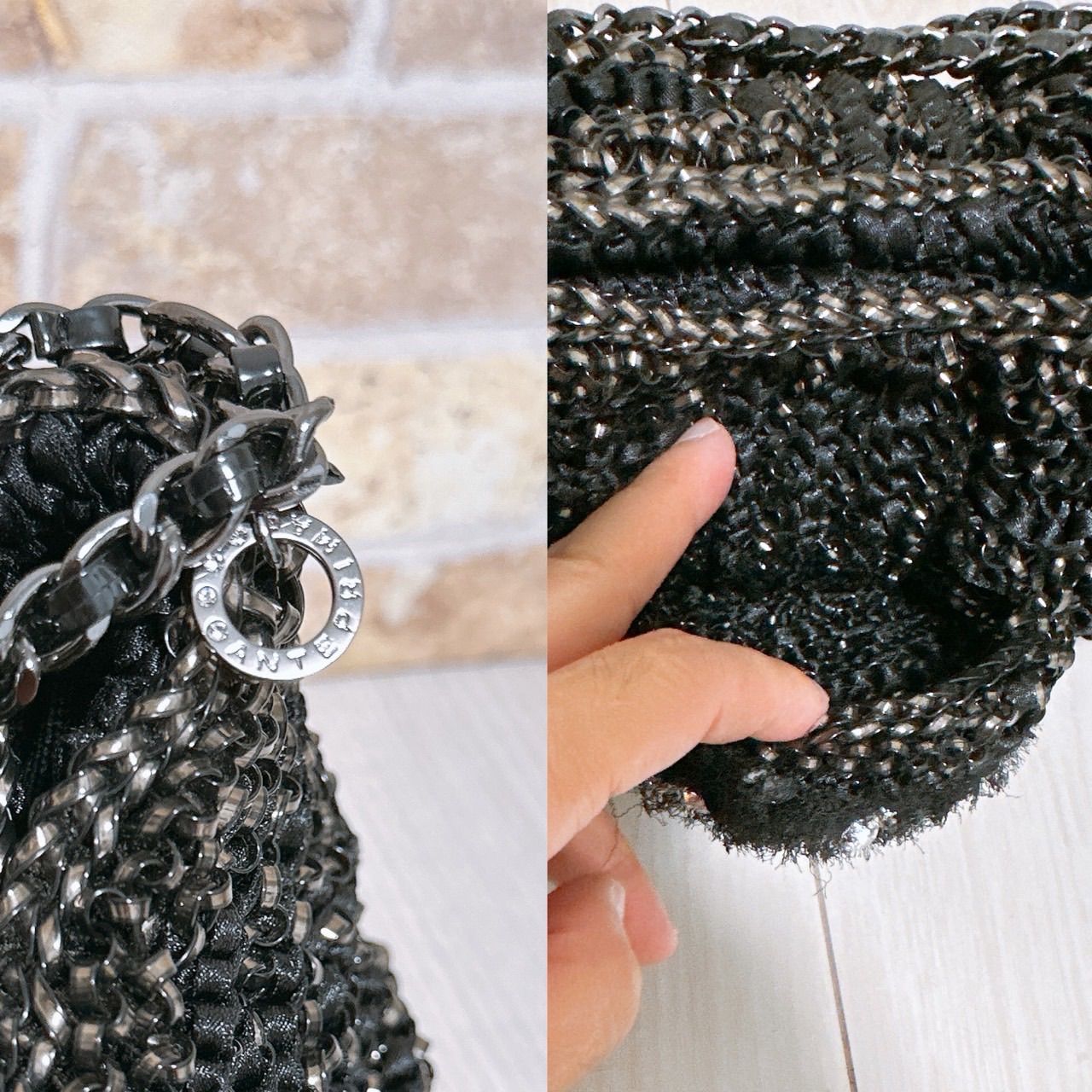 美品》ANTEPRIMA(アンテプリマ)ワイヤーバッグ スカル