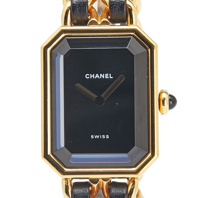 シャネル プルミエールM ゴールド メッキ レザー レディース CHANEL 243-33920