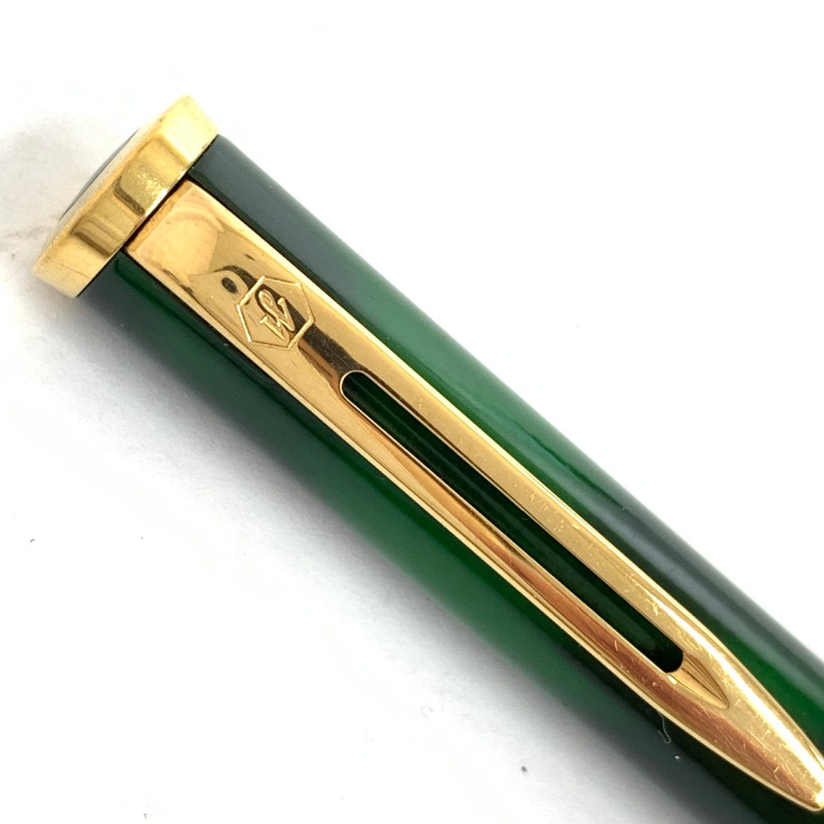 WATERMAN ウォーターマン 18K刻印 万年筆 グリーン ユニセックス 文具