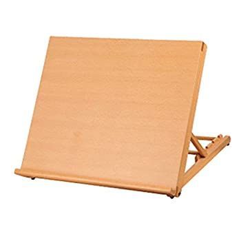 【中古】【輸入品・未使用】Fityle 高さ調整木製デスクテーブルイーゼル、プレミアムブナ材描画ボード固体木製アーティストイーゼルスケッチボード-キャンバス絵画、描画ブ