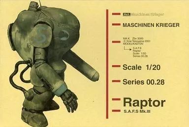 模型・プラモデル 【】プラモデル 1/20 Raptor S.A.F.S Mk.III
