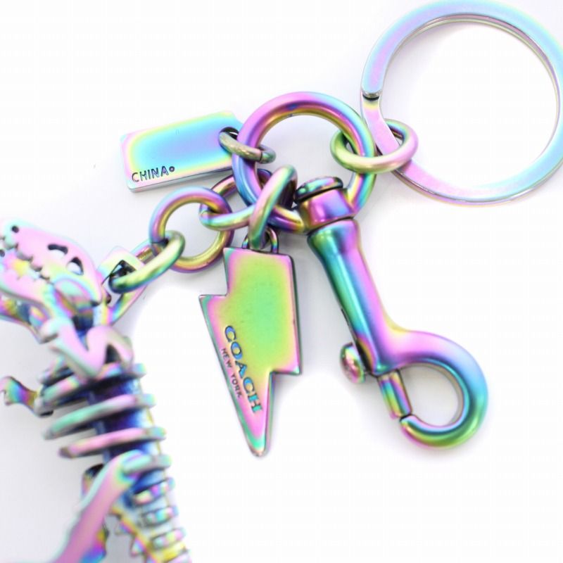 コーチ COACH レキシー 恐竜 チャーム キーホルダー キーリング マルチ