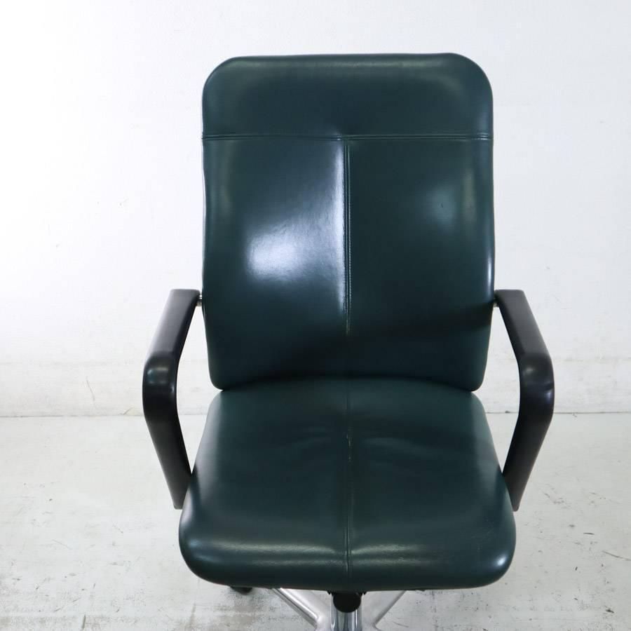 本革 ハイバックデスクチェア
