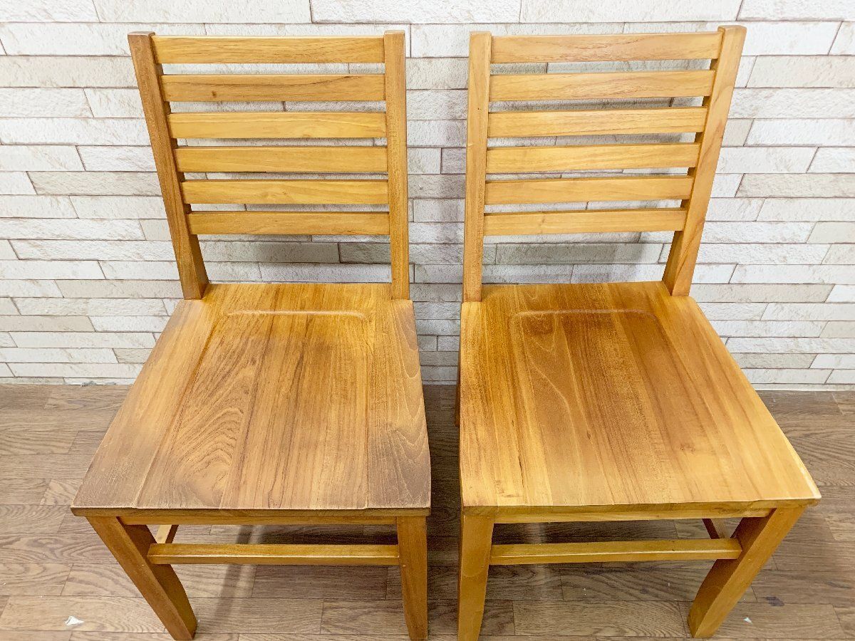 ④ 北欧レトロ 関家具 木製 クロスバックチェア ベントウッド