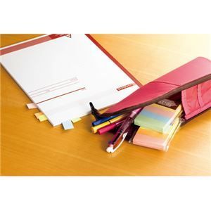 まとめ TANOSEE ふせん 75×125mm 桃 1冊 ×20セット