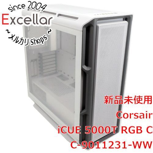 [bn:8] 【新品(開封のみ)】 Corsair製　PCケース iCUE 5000T RGB CC-9011231-WW　ホワイト