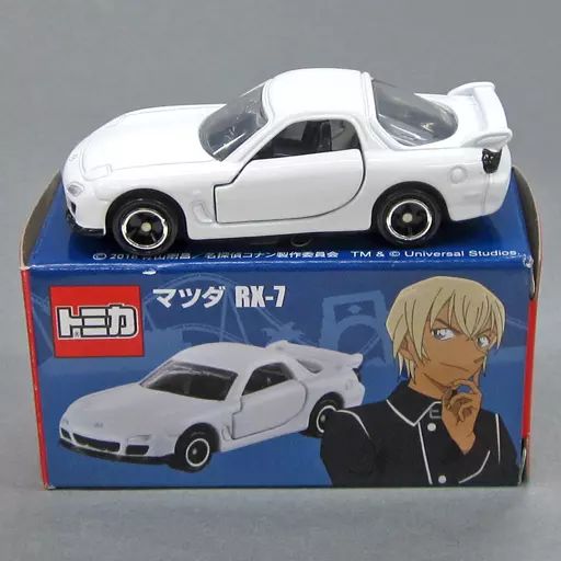 [Used] Tomica 1/59 Mazda RX-7 Amuro Toru Specification (White) “Tomica/Detective Conan” Universal Cool Japan 2018 Detective Conan World Limited