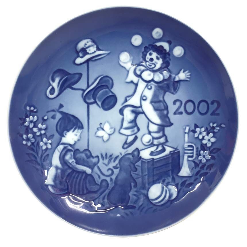 ロイヤルコペンハーゲン ビングオーグレンダール イヤープレート 2002