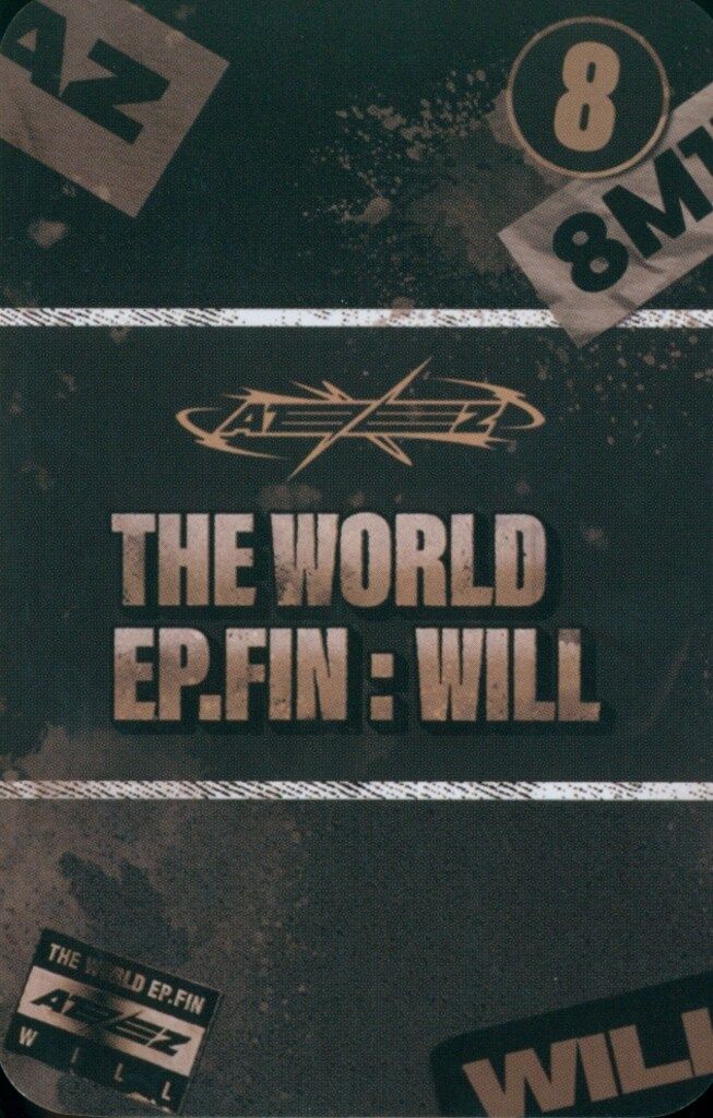 ATEEZ TOKTOQ SEONG HWA THE WORLD EP.FIN WILL