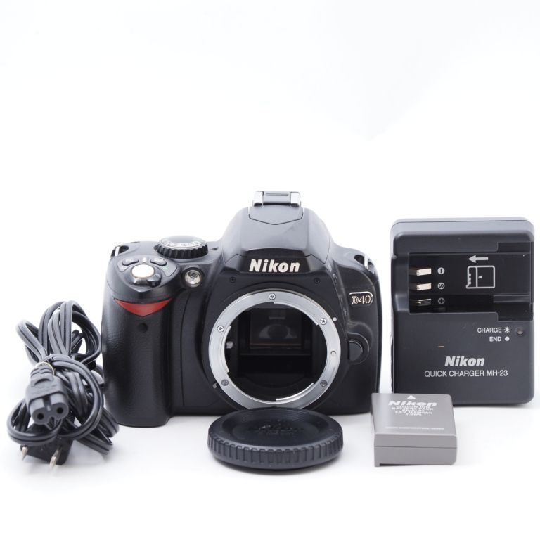 Nikon デジタル一眼レフカメラ D40 ブラック ボディ D40B - 2