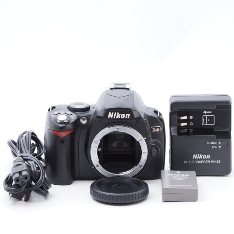 Nikon ニコン D40 ブラック ボディ カメラ本舗|Camera honpo メルカリ