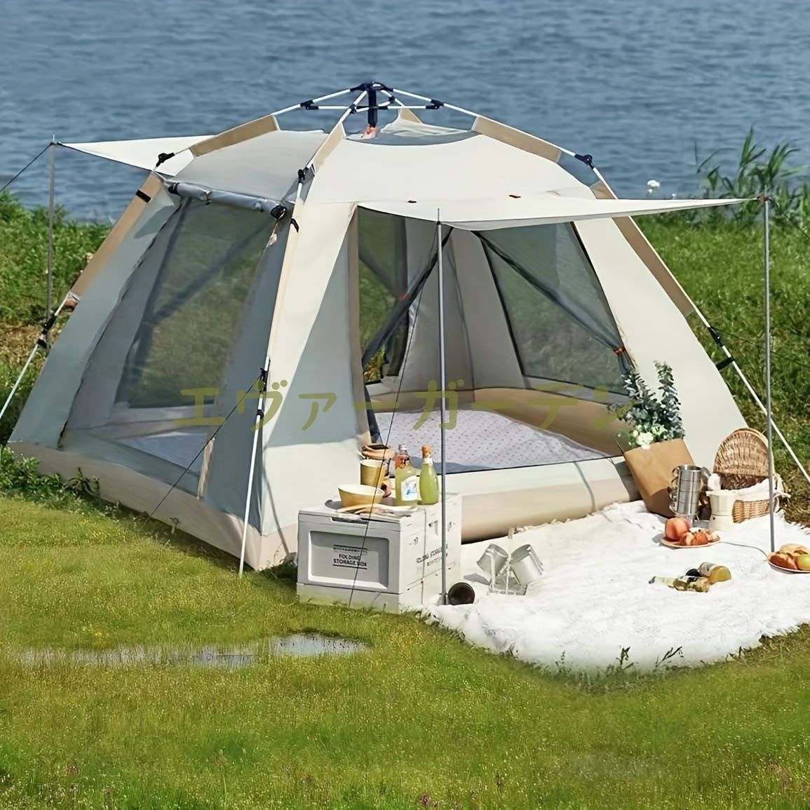 ワンタッチテント8～10人用 楽天市場】Fengzel Outdoor 大型ワンタッチテント 8-12人用 黒UV
