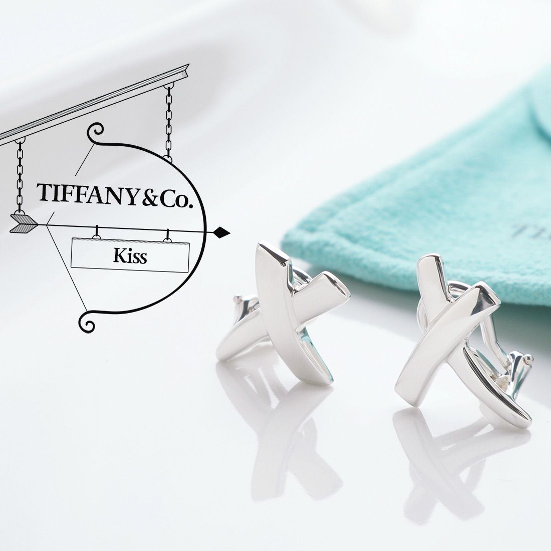 極美品 ティファニー TIFFANY\u0026Co. キス 925 イヤリング www.ch4x4.com