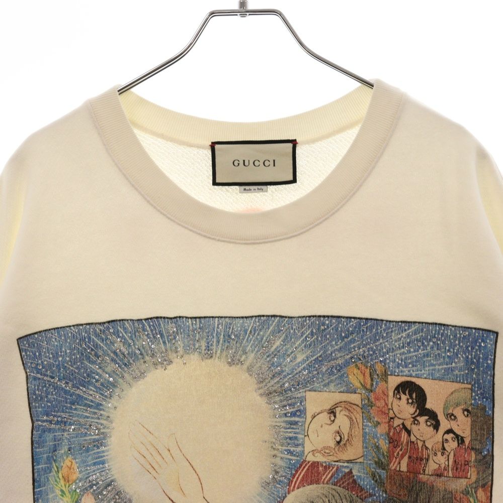 GUCCI (グッチ) Sweatshirt 井出ちかえ スパンコール装飾 コミック