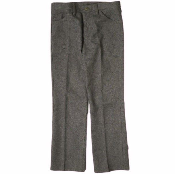 Wrangler ラングラー 82HO WRANCHER DRESS JEANS ランチャードレスパンツ 32 ヘザーブラウン ポリエステル フレア スラックス スタプレ ボトムス g19234