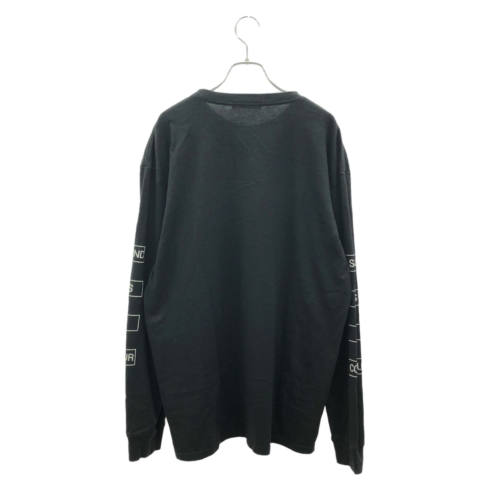 アンダーカバー UNDERCOVER 長袖Tシャツ カットソー ブラック コットン 