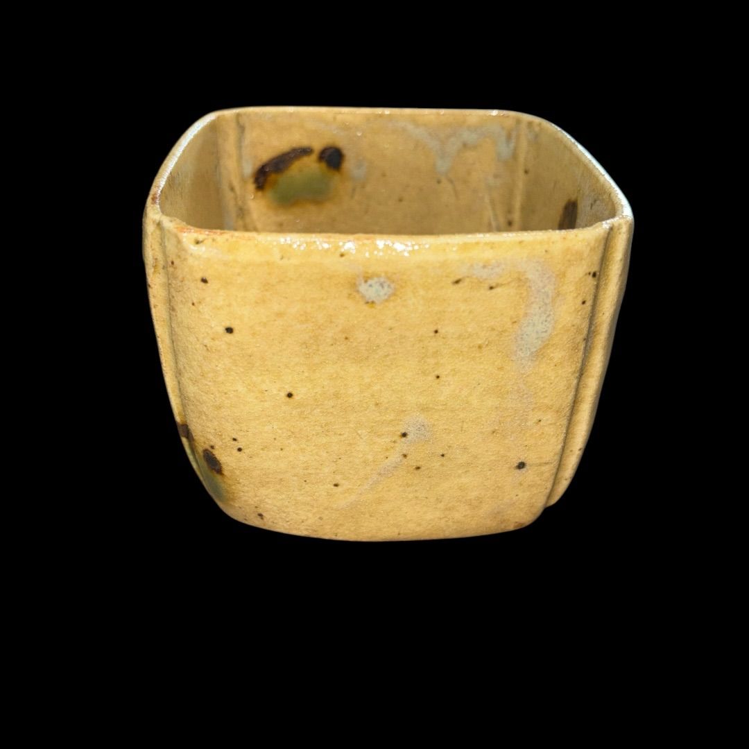 瀬戸焼　加藤景正二十五世作介 作　古瀬戸写　小皿　十客　共箱　無傷。 瀬戸焼 加藤景正二十五世作介 作 古瀬戸写 小皿 十客 共箱 無傷